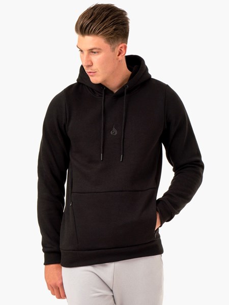 Ryderwear Restore Pullover Hoodie Czarne | GYKMNR281